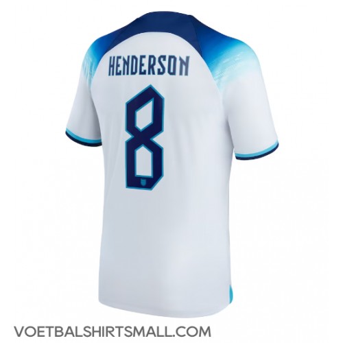 Engeland Jordan Henderson #8 Voetbalkleding Thuisshirt WK 2022 Korte Mouwen